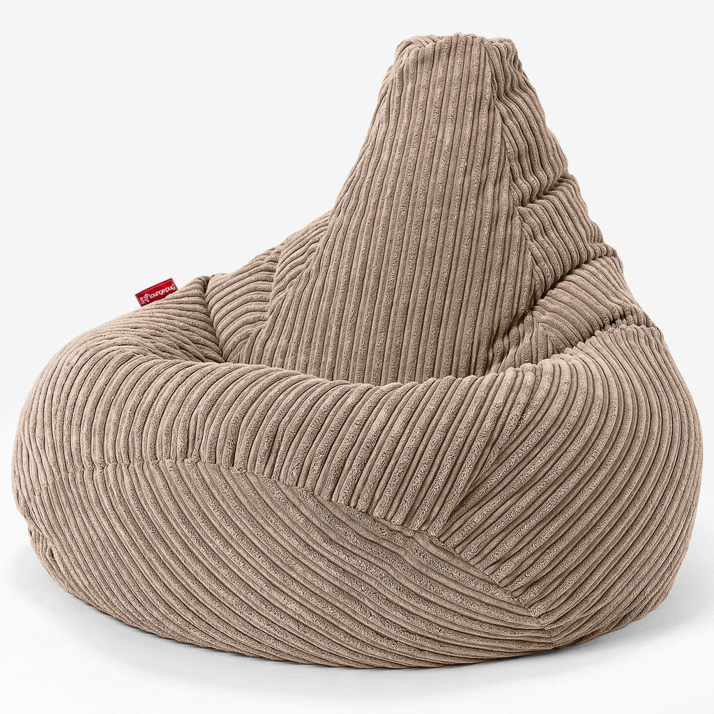 Hvilestol Saccosekk - Klassisk Cord Sand 02