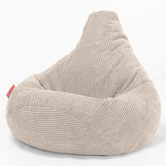 Hvilestol Saccosekk - Pom-pom Elfenben 02