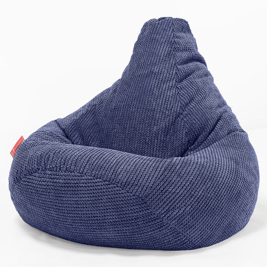 Hvilestol Saccosekk - Pom-pom Fiolett 02
