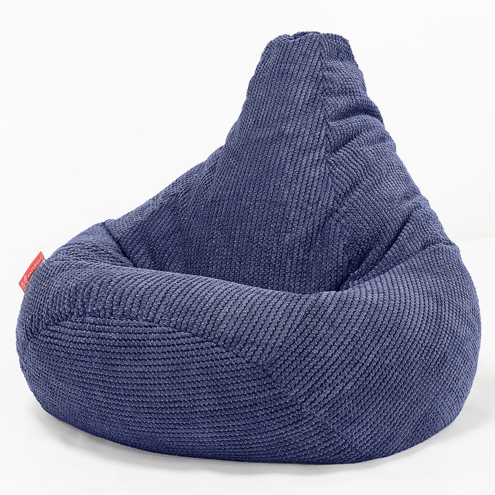 Hvilestol Saccosekk - Pom-pom Fiolett 02