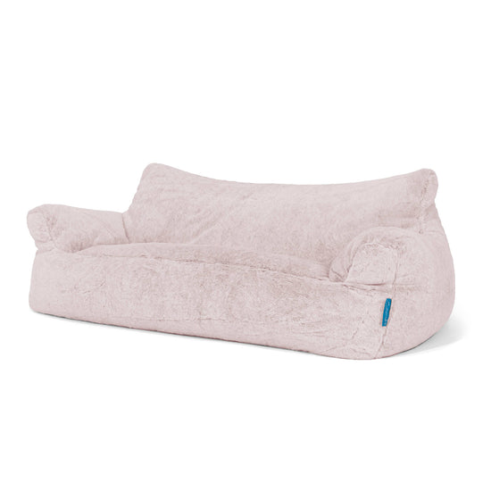 Josephine Saccosekk Sofa for Barn 1-5 år - Kanin-fuskepels Støvete Rosa 02