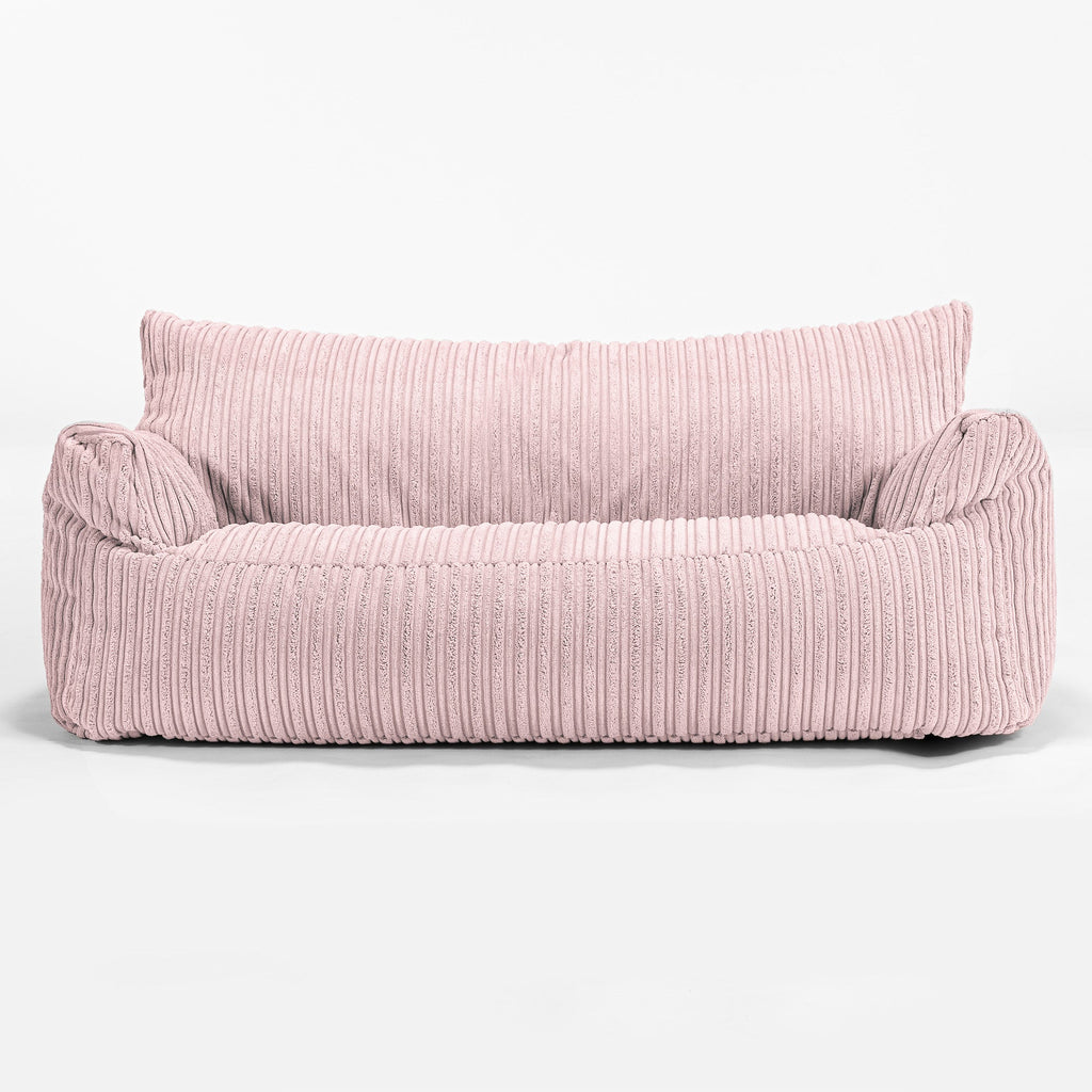 Josephine Saccosekk Sofa for Barn 1-5 år - Klassisk Cord Rødmerosa 01
