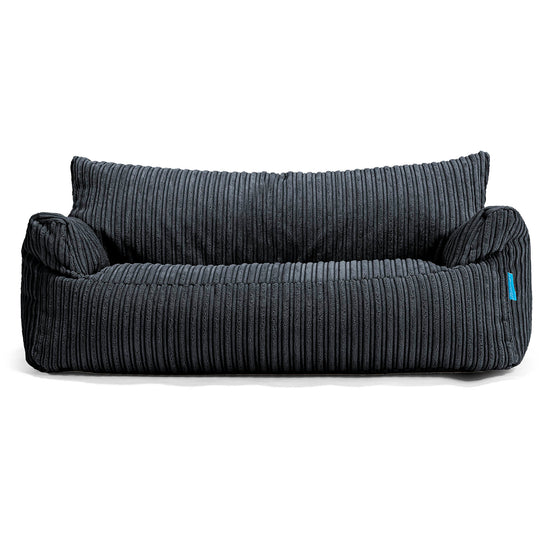 Josephine Saccosekk Sofa for Barn 1-5 år - Kordfløyel Svart 01