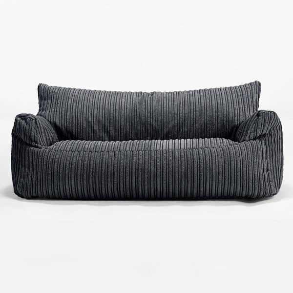 Josephine Saccosekk Sofa for Barn 1-5 år - Klassisk Cord Svart 01