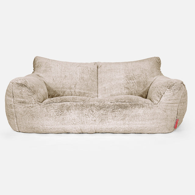 Josephine Saccosekk Sofa - Kanin-fuskepels Gyllenbrun 01