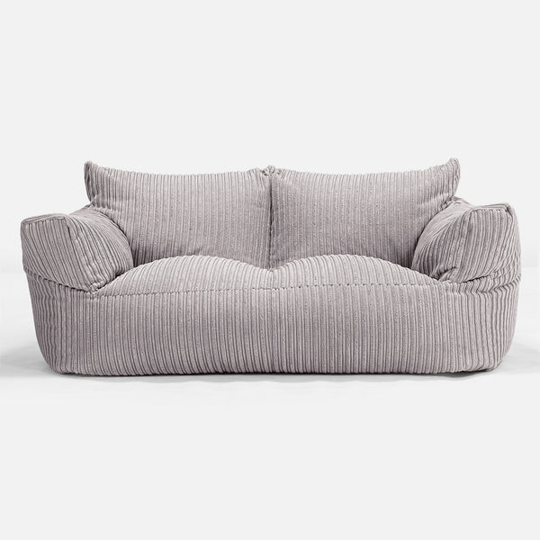 Josephine Saccosekk Sofa - Klassisk Cord Aluminium Sølv 01