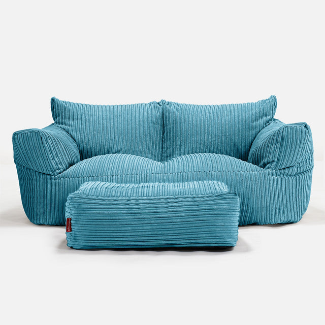 Josephine Saccosekk Sofa - Kordfløyel Turkis 02