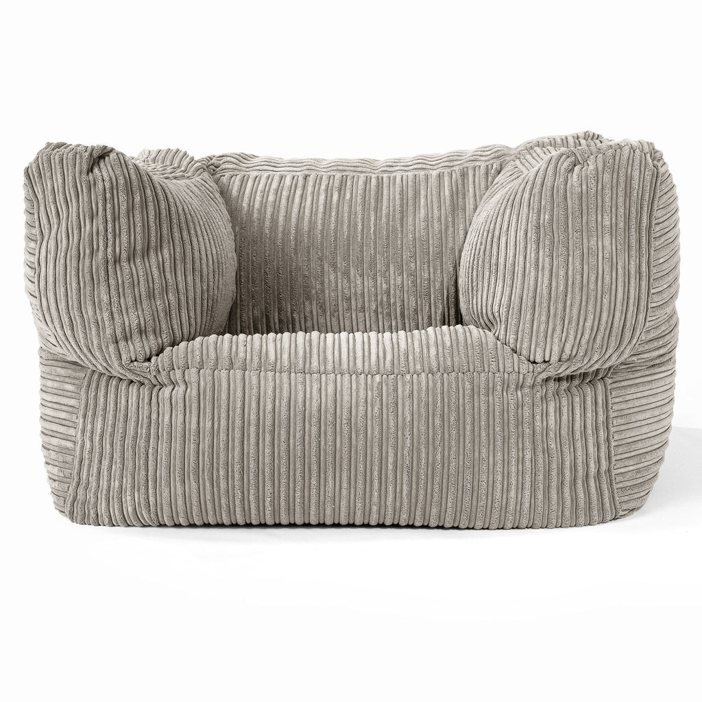 Albert Saccosekk Lenestol - Klassisk Cord Mink 01