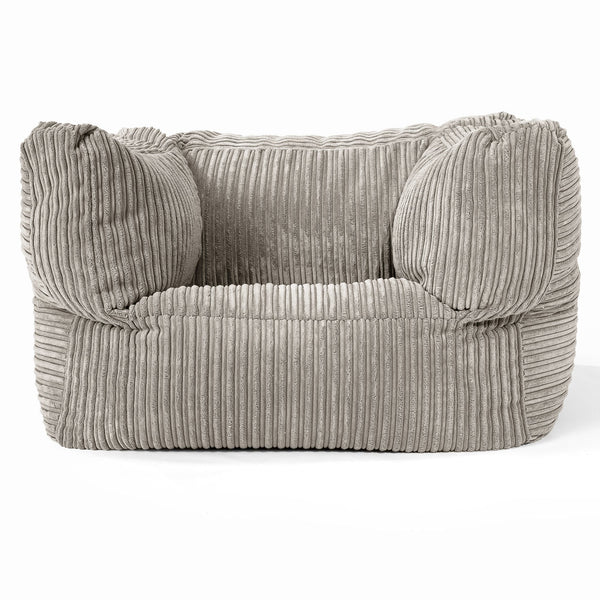 Albert Saccosekk Lenestol - Klassisk Cord Mink 01