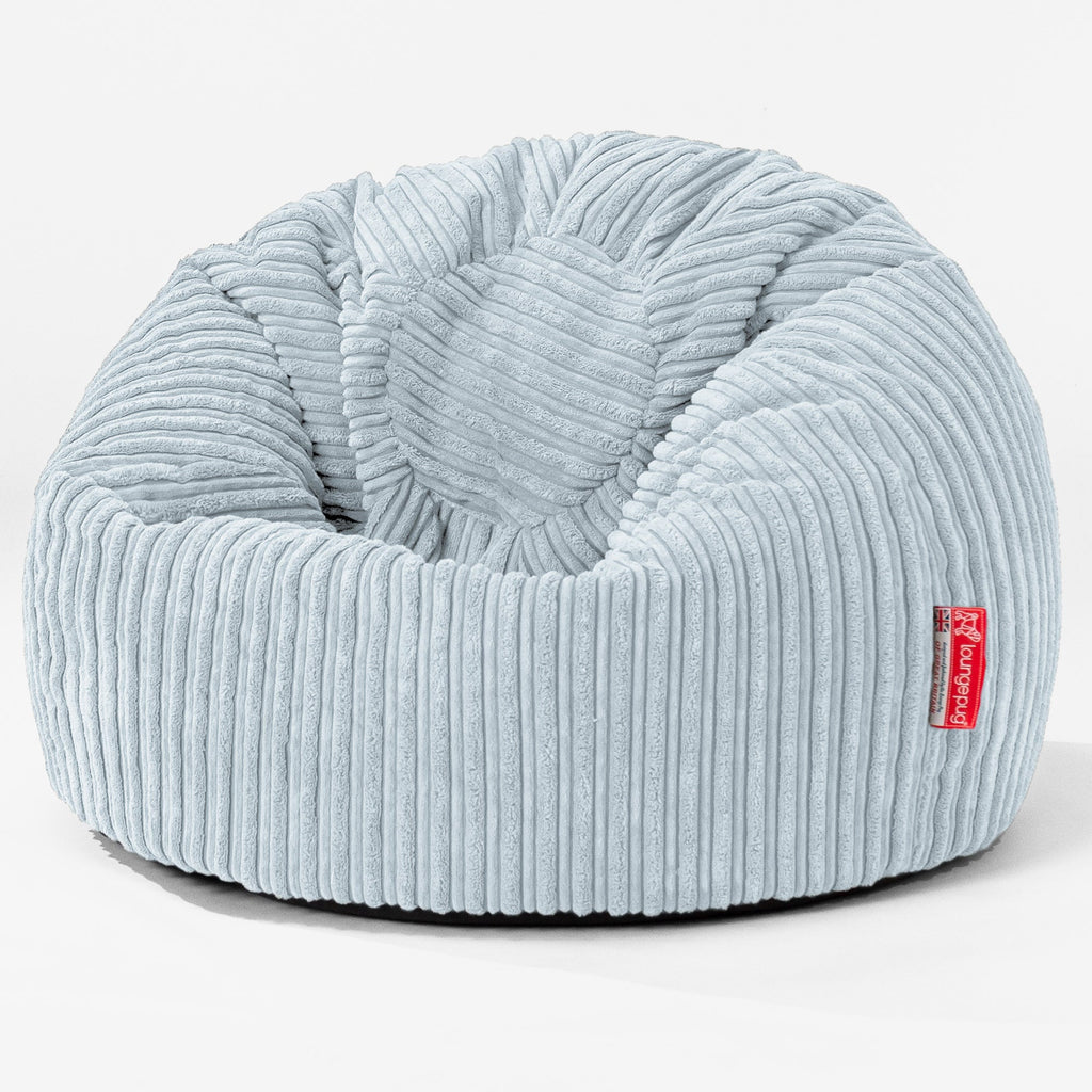 Klassisk Saccosekk til Barn 1-5 år - Klassisk Cord Babyblå 01