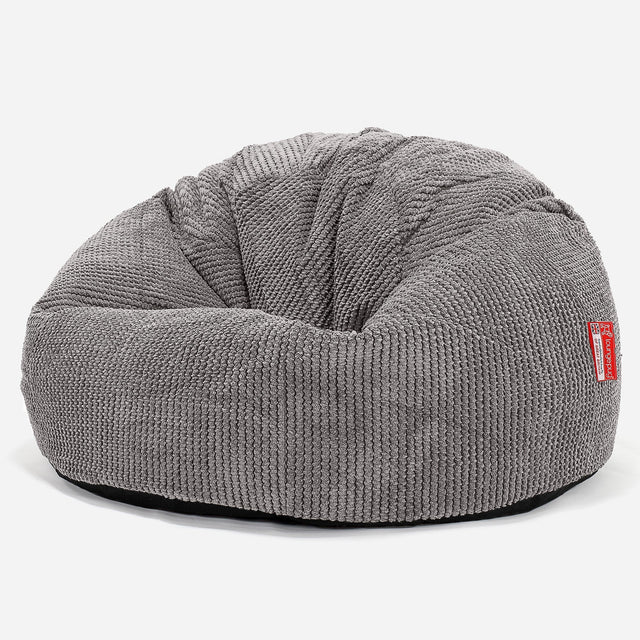 Klassisk Saccosekk - Pom-pom Koksgrå 01