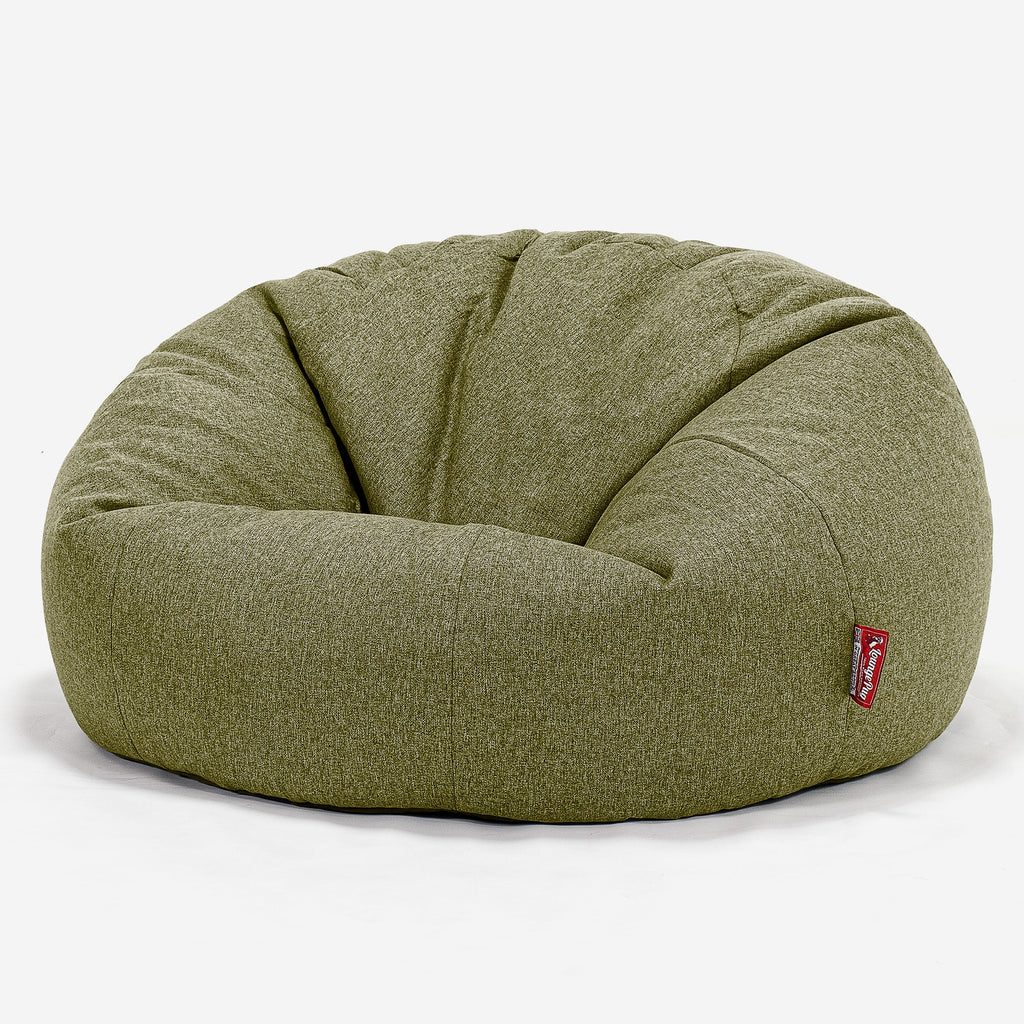 Klassisk Saccosekk Sofa - Interalli Ull Lime 01