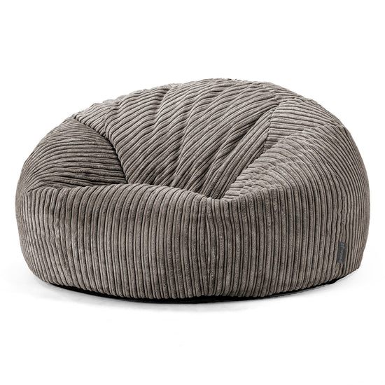 Klassisk Sakkosekk Sofa - Kordfløyel Grafitt 01