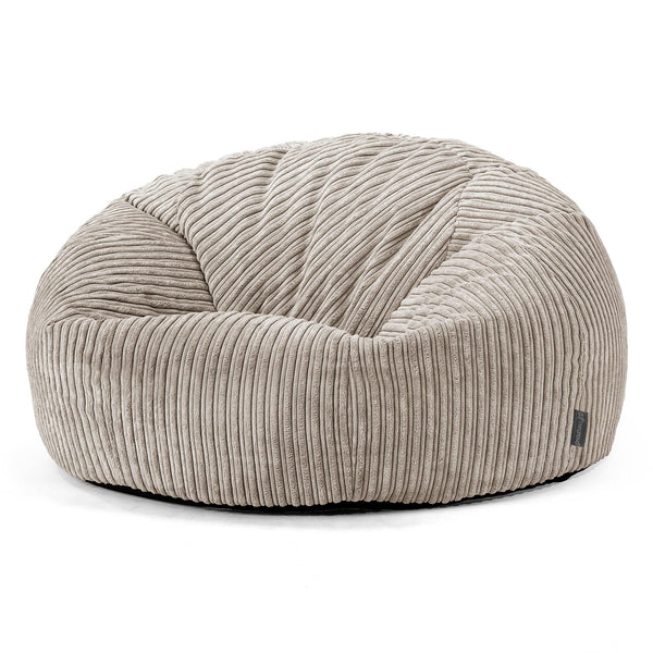 Klassisk Sakkosekk Sofa - Kordfløyel Mink 01