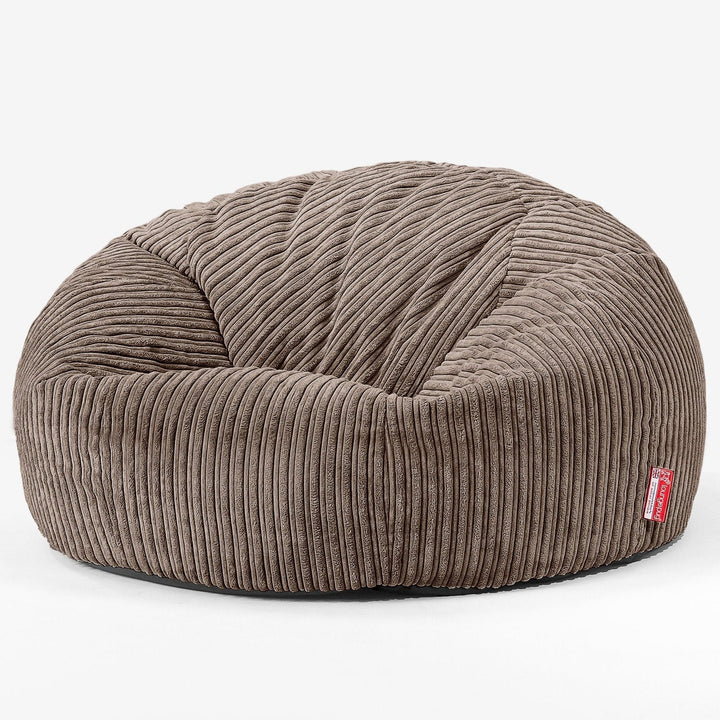 Klassisk Saccosekk Sofa - Kordfløyel Mokka 01