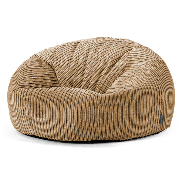 Klassisk Saccosekk Sofa - Kordfløyel Sand 01