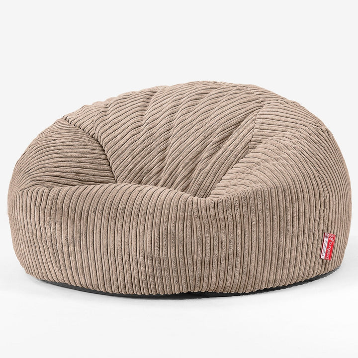 Klassisk Saccosekk Sofa - Kordfløyel Sand 01