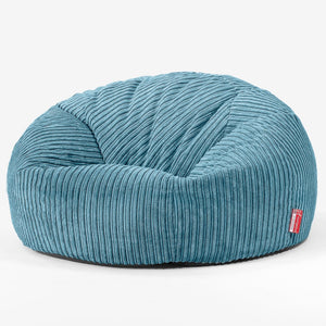 Klassisk Sakkosekk Sofa - Kordfløyel Turkis