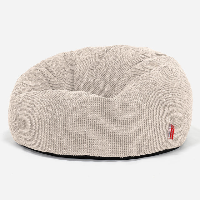 Klassisk Saccosekk Sofa - Pom-pom Elfenben 01