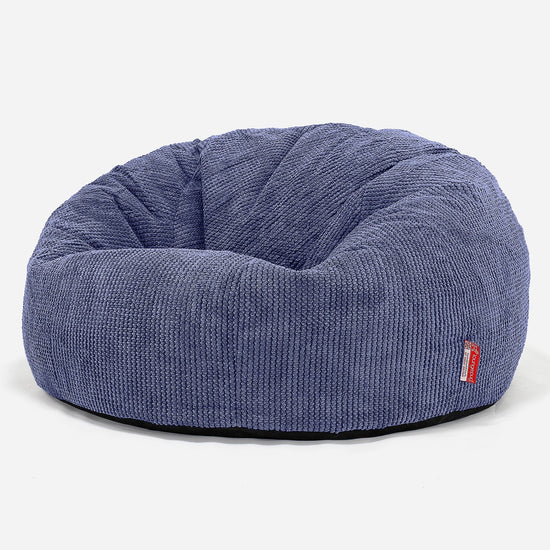 Klassisk Saccosekk Sofa - Pom-pom Fiolett 01