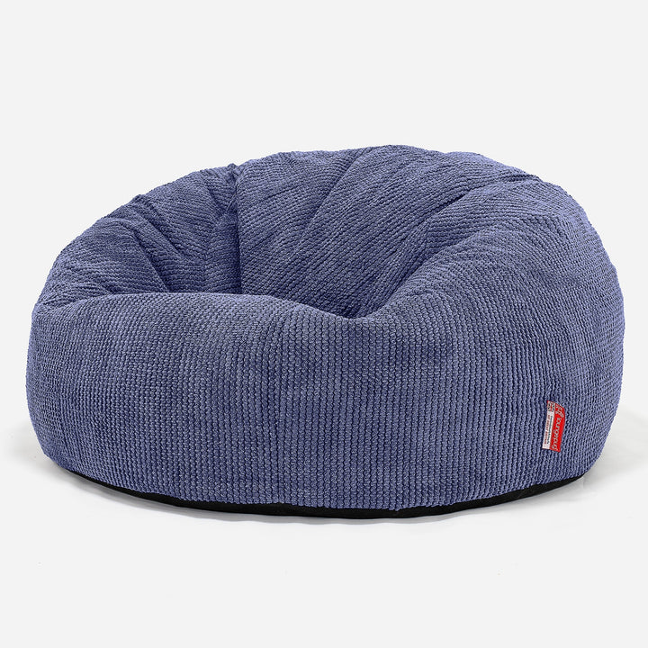 Klassisk Saccosekk Sofa - Pom-pom Fiolett 01