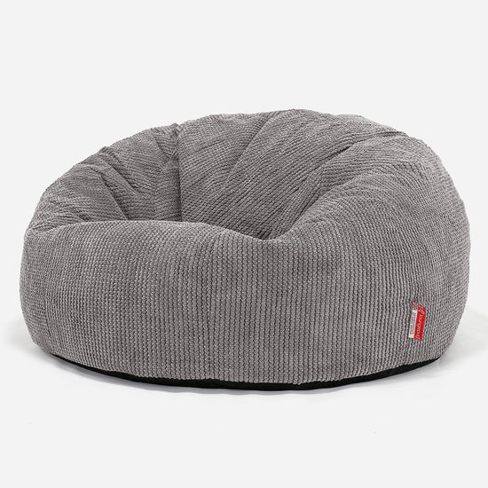 Klassisk Saccosekk Sofa - Pom-pom Koksgrå 01