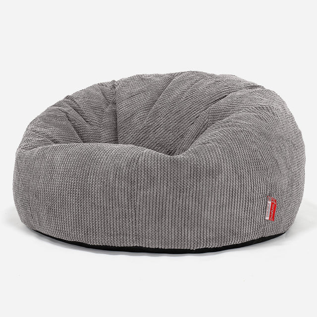 Klassisk Saccosekk Sofa - Pom-pom Koksgrå 01