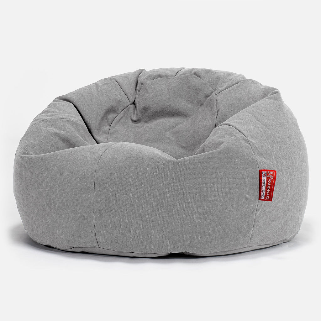 Klassisk Saccosekk - Steinvasket Denim Tinn 01