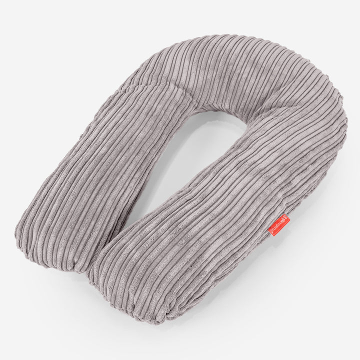 Klemmepute - Kordfløyel Aluminium Sølv 01