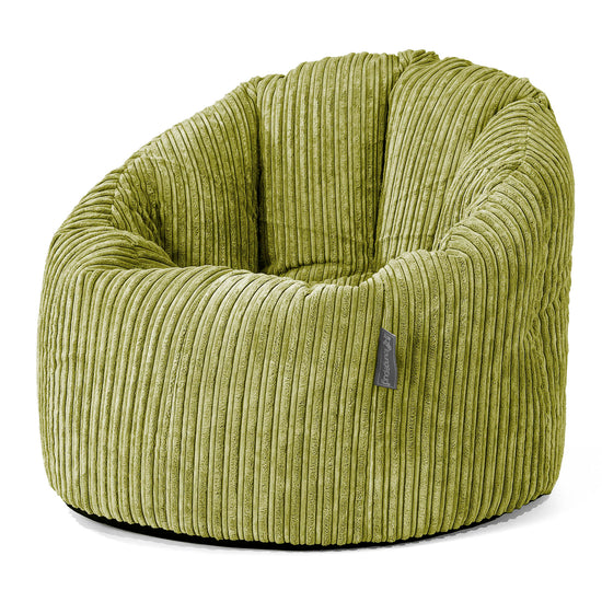 Kosestol Saccosekk - Kordfløyel Lime 01