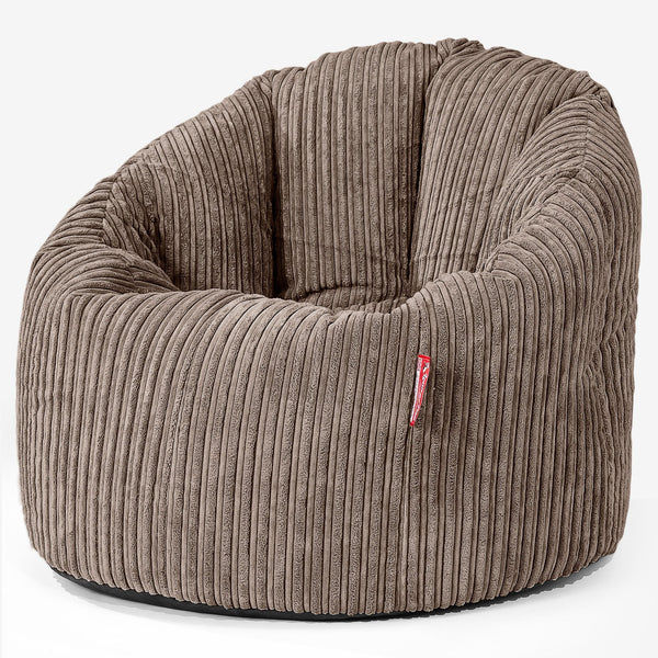 Kosestol Saccosekk - Kordfløyel Mokka 01
