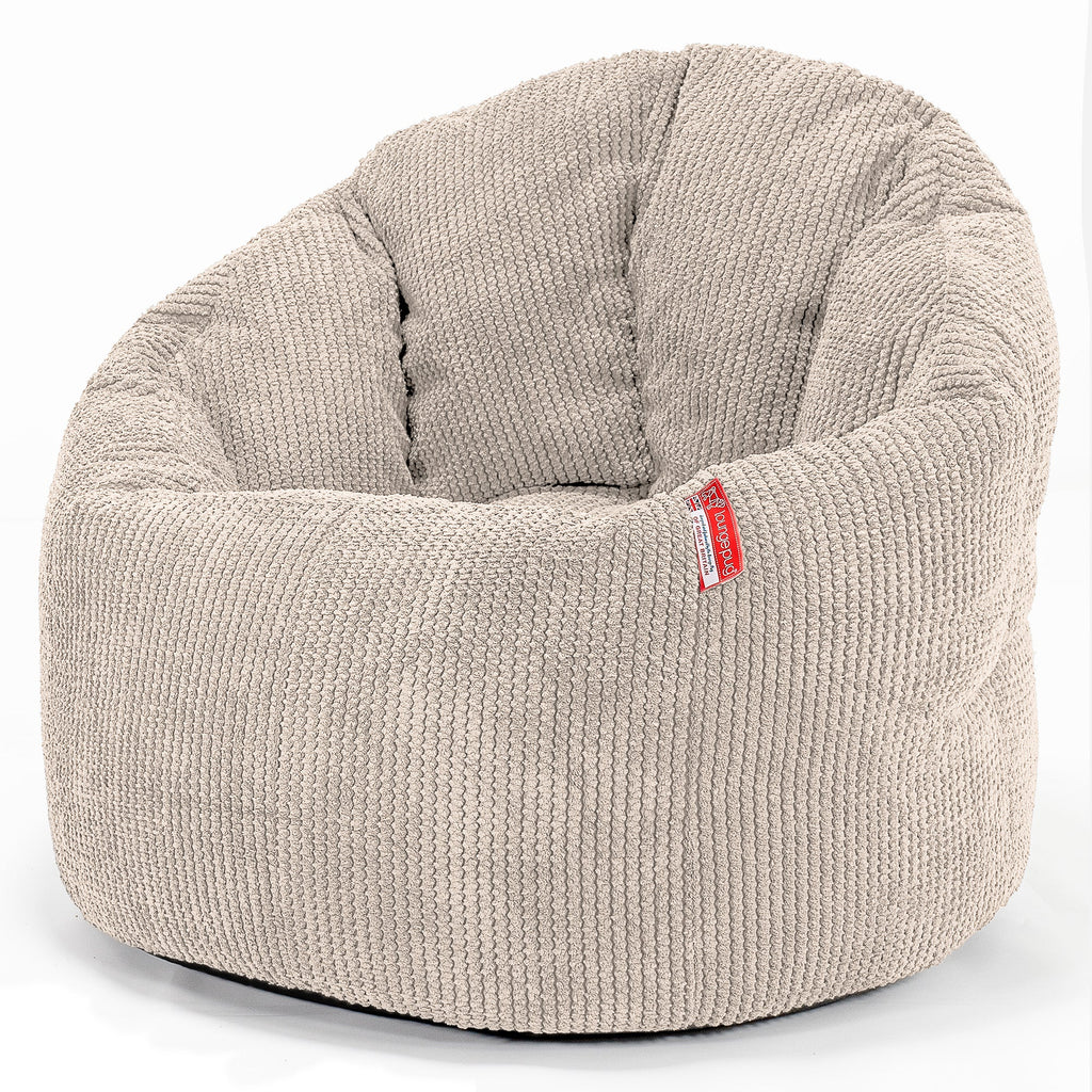 Kosestol Saccosekk - Pom-pom Elfenben 01