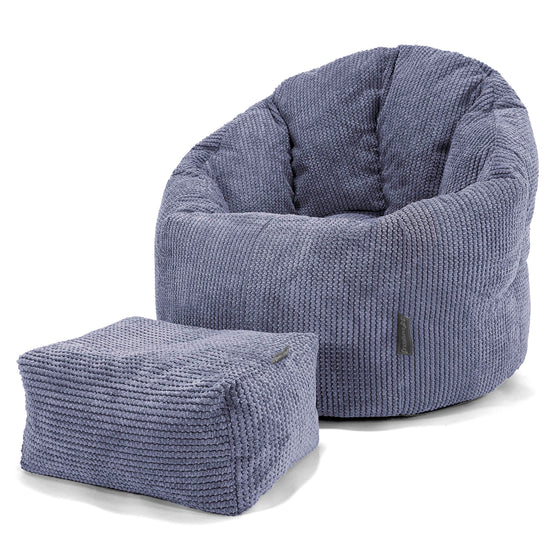 Kosestol Saccosekk - Pom-pom Fiolett 02