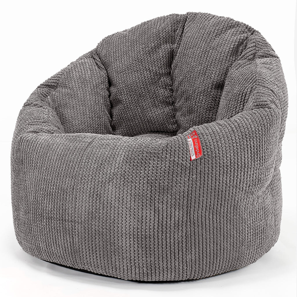 Kosestol Saccosekk - Pom-pom Koksgrå 01