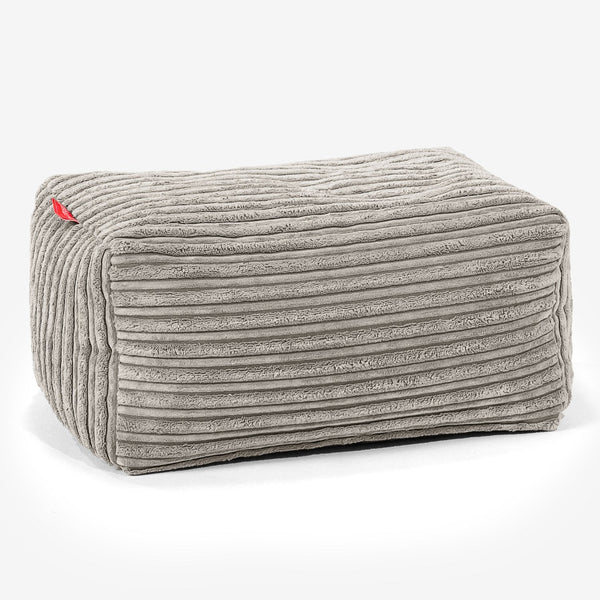 Liten Fotskammel - Klassisk Cord Mink 01