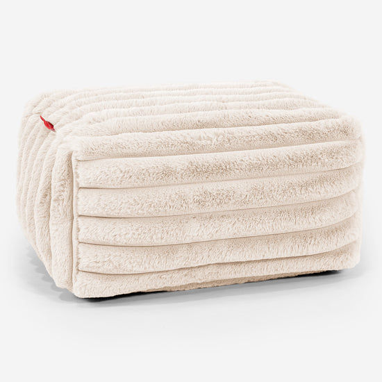 Liten Fotskammel - Ultrabehagelig Kord Krem 01