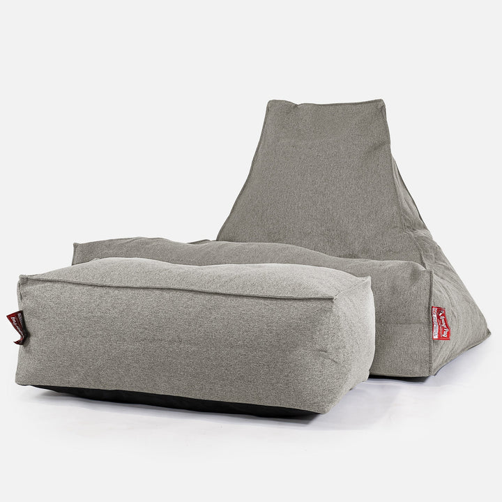 Lounge Saccosekk - Interalli Ull Sølv 02