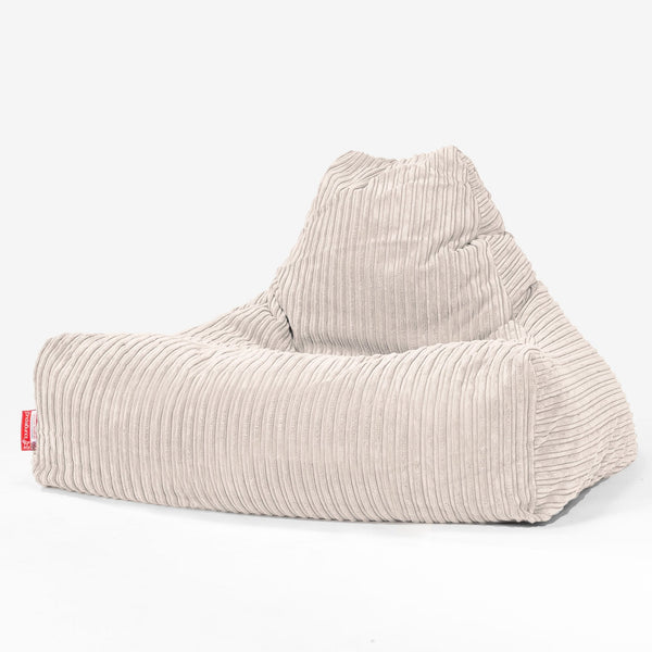 Lounge Saccosekk - Klassisk Cord Elfenben 01
