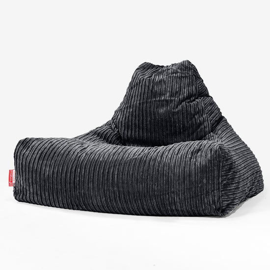 Lounge Saccosekk - Kordfløyel Svart 01