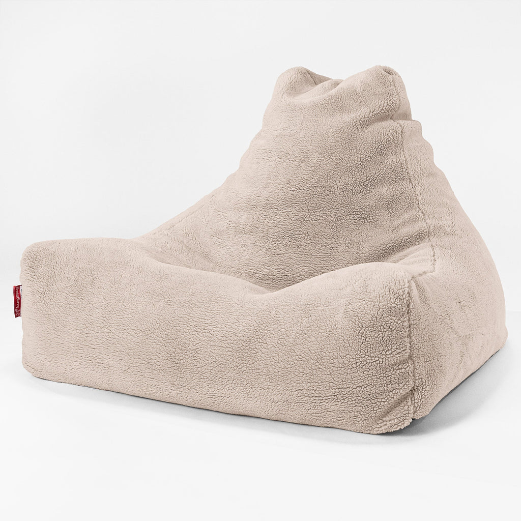Lounge Saccosekk - Teddy-fuskepels Mink 01