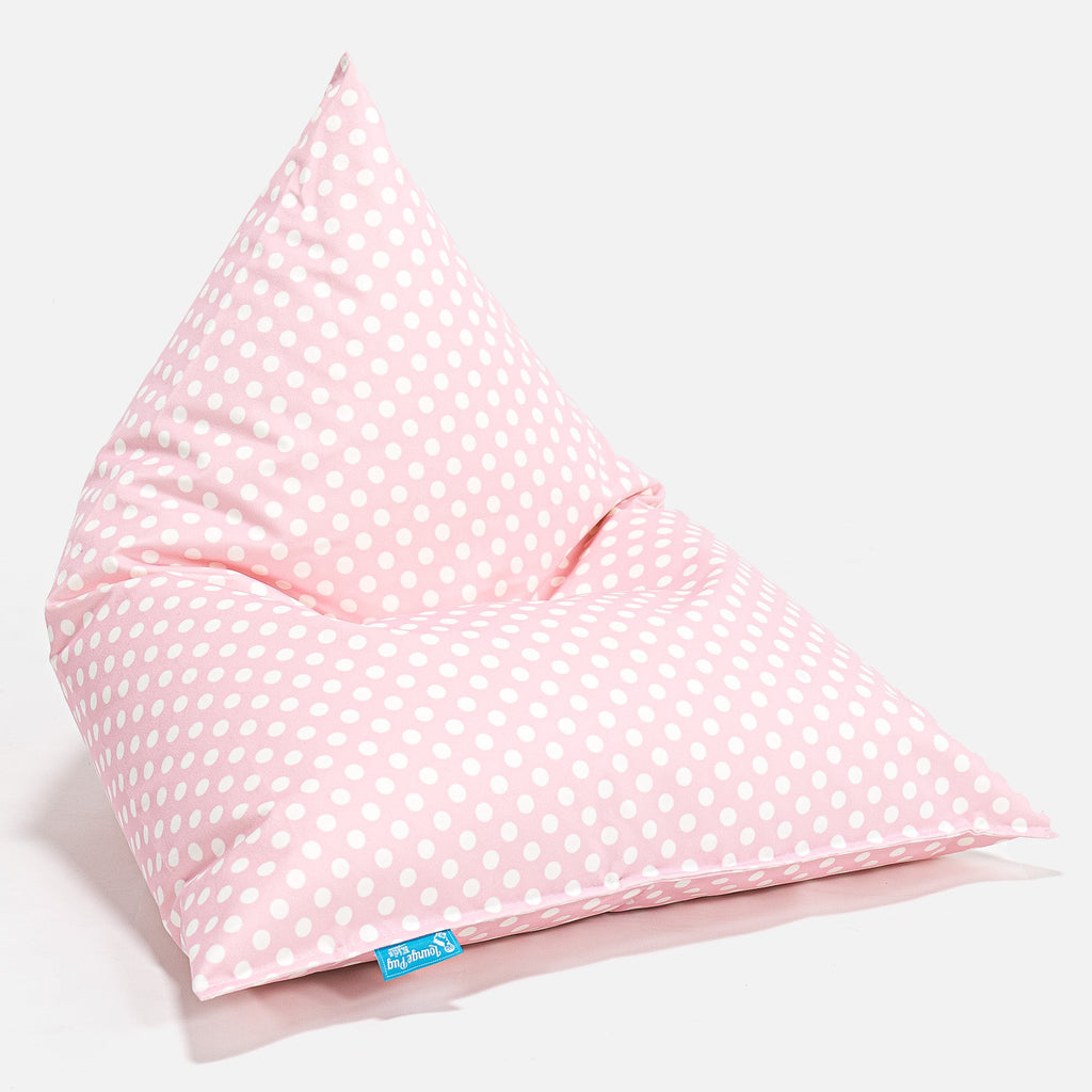 Gaming Saccosekk til Barn 1-6 år - Trykk Prikker Rosa 01