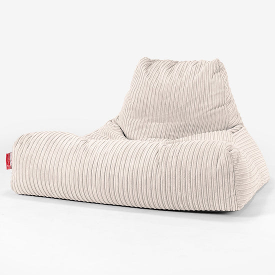 Mega-Lounge Saccosekk - Kordfløyel Elfenben 01