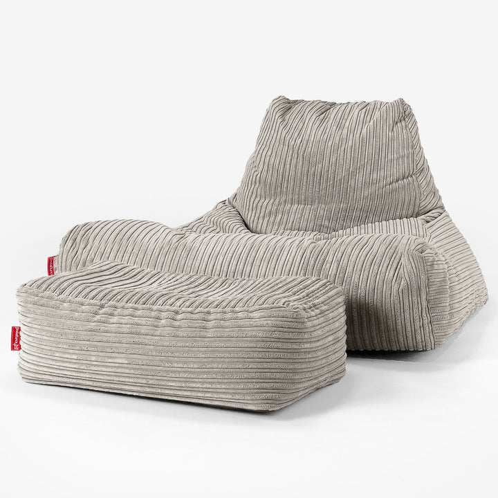 Mega-Lounge Saccosekk - Kordfløyel Mink 02