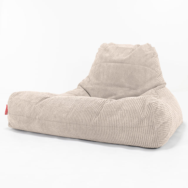 Mega-Lounge Saccosekk - Pom-pom Elfenben 01