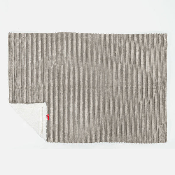 Sherpateppe - Kordfløyel Mink 02