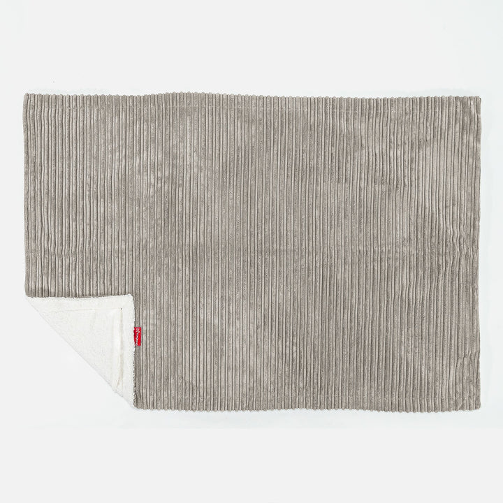 Sherpateppe - Kordfløyel Mink 03