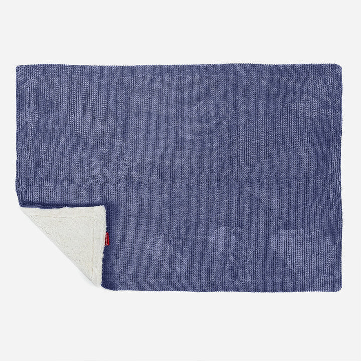 Sherpateppe - Pom-pom Fiolett 03
