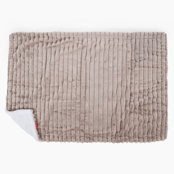 Sherpateppe - Ultrabehagelig Kord Mink 02