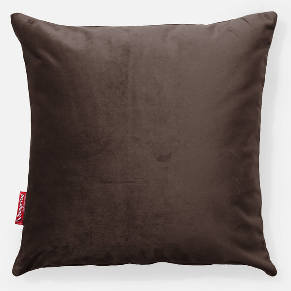 Putetrekk 47 x 47cm - Fløyel Espresso 01