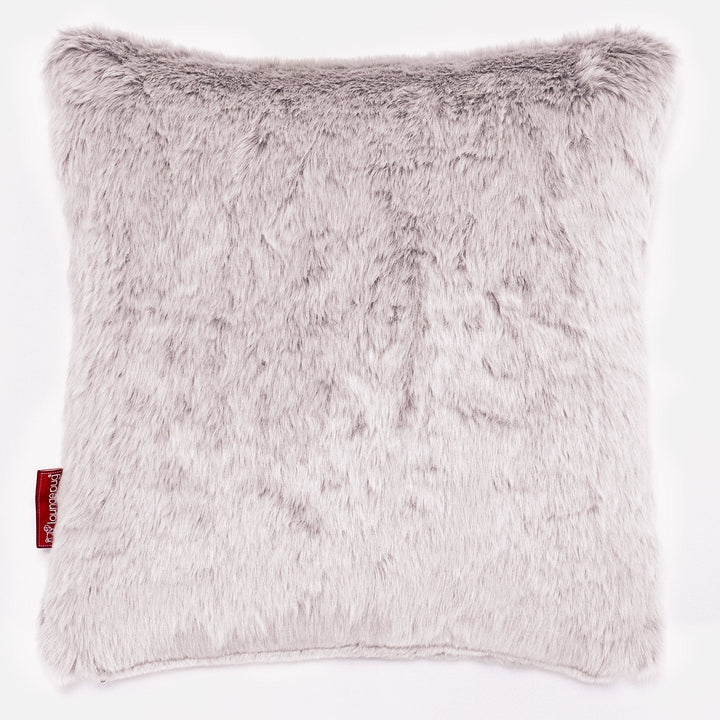 Putetrekk 47 x 47cm - Kanin-fuskepels Støvete Rosa 01